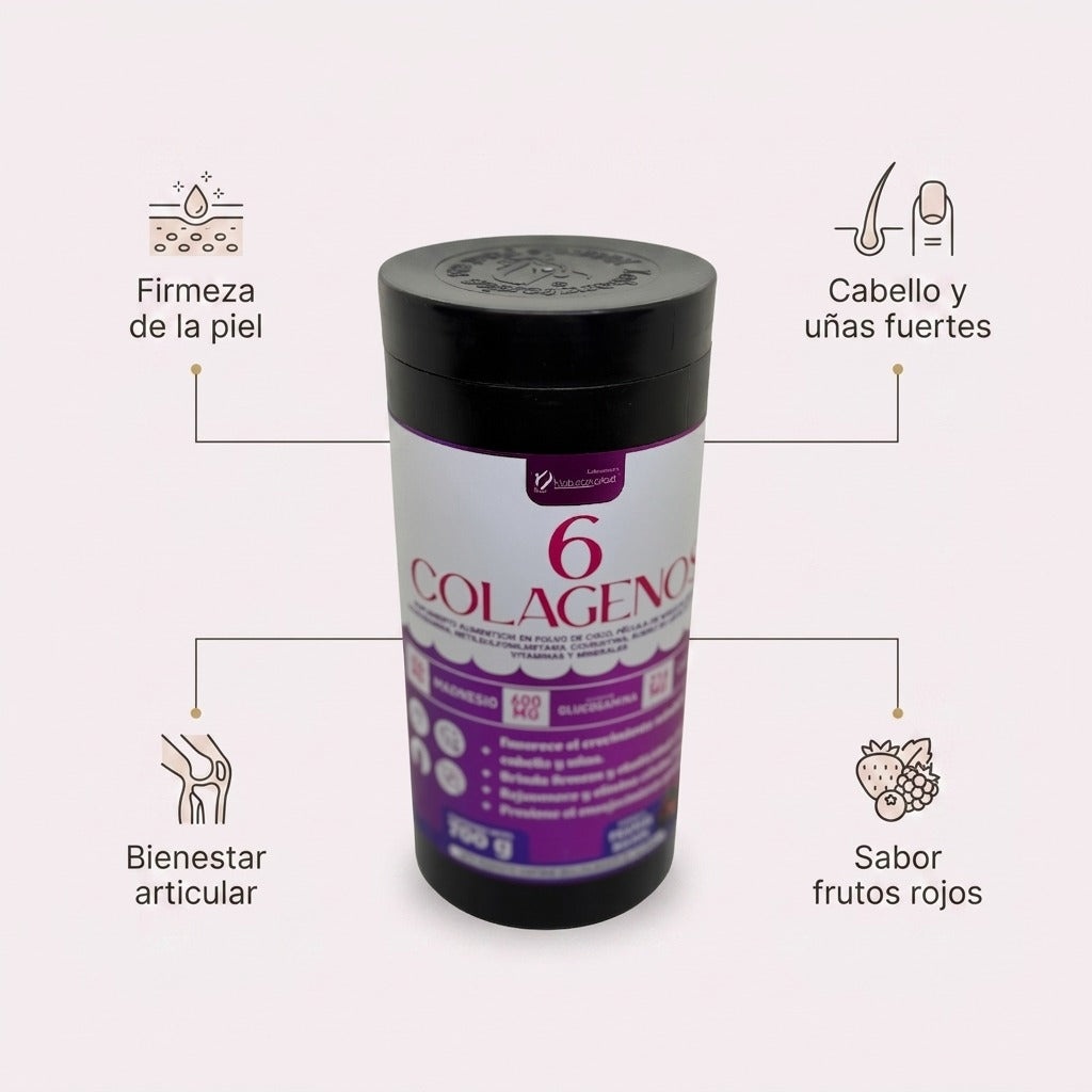 Beneficios de 6 Colagenos