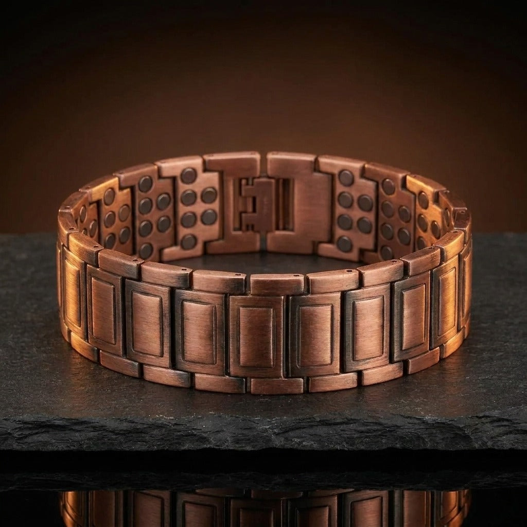 CUPRIA Pulsera de Cobre con Imanes