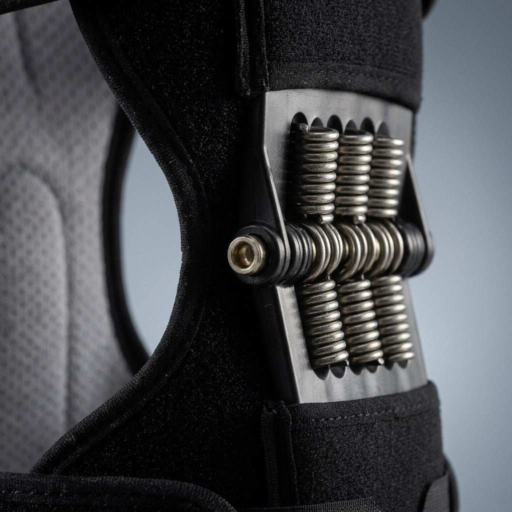Detalle del sistema de resortes KneeSpring