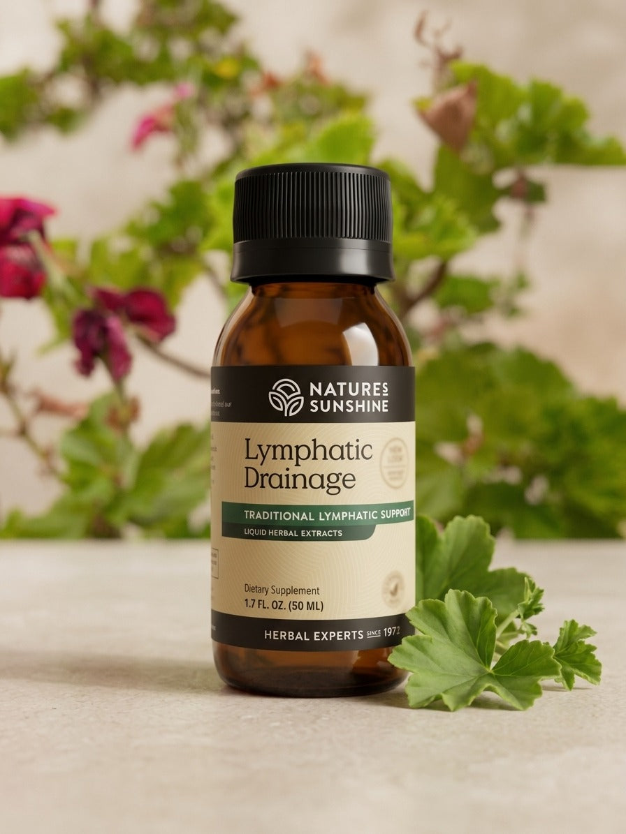 Vista del frasco Lymphatic Drainage