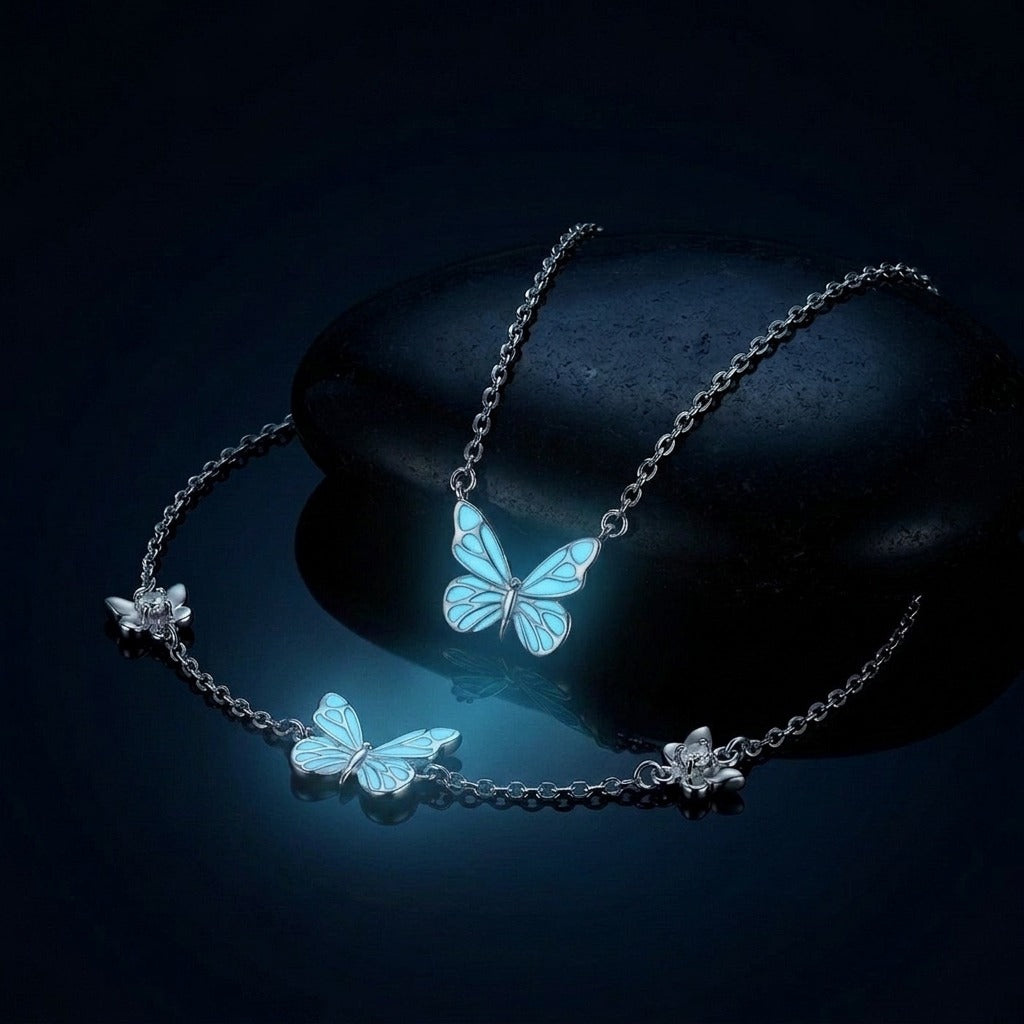 Starlight Butterfly Pack Collar y Pulsera
