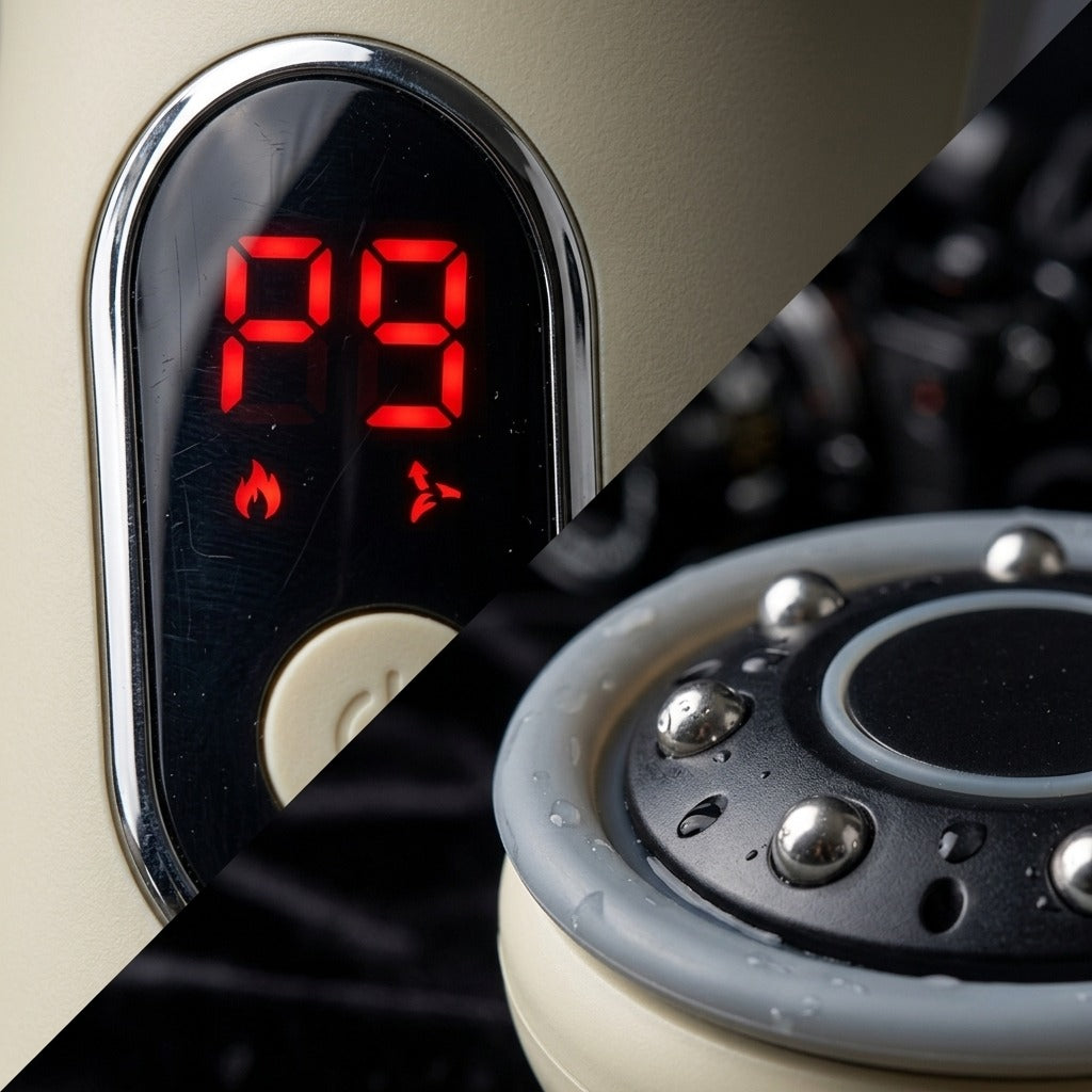 Detalle del display de ThermaGua Pro