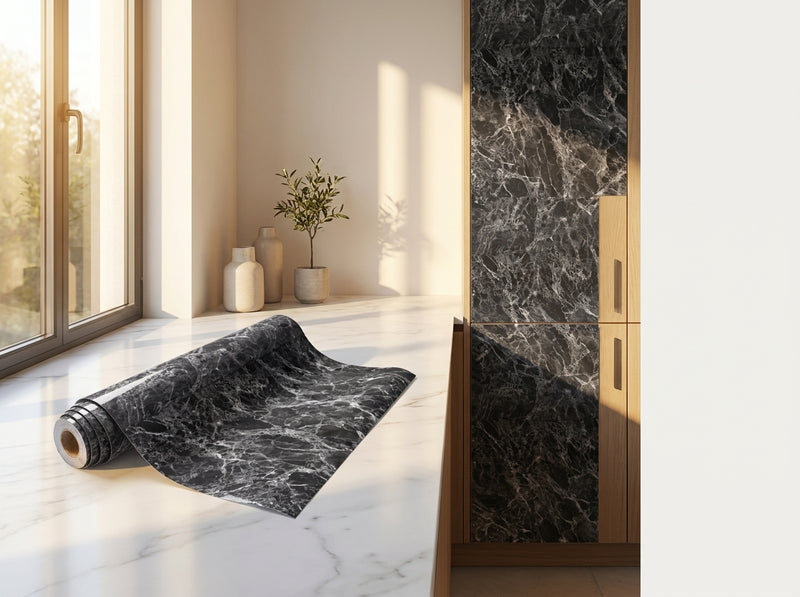 Papel Adhesivo Marmol Impermeable