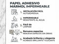 Papel Adhesivo Marmol Impermeable