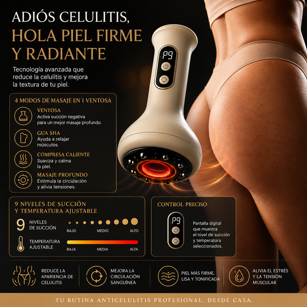 ThermaGua Pro masajeador de succion con calor