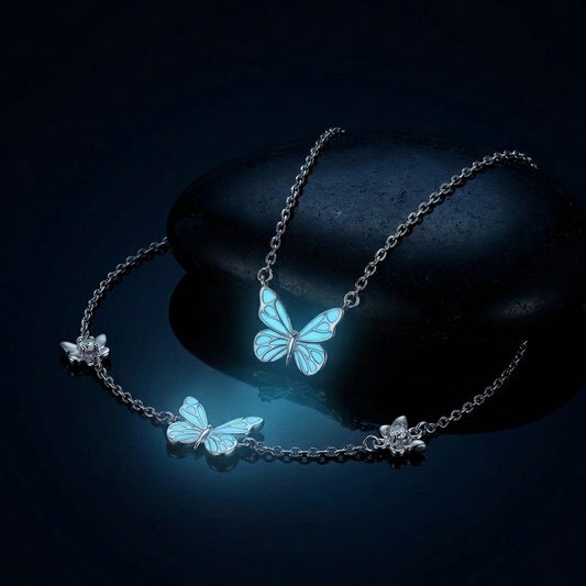 Starlight Butterfly Pack Collar + Pulsera Mariposa Luminosa