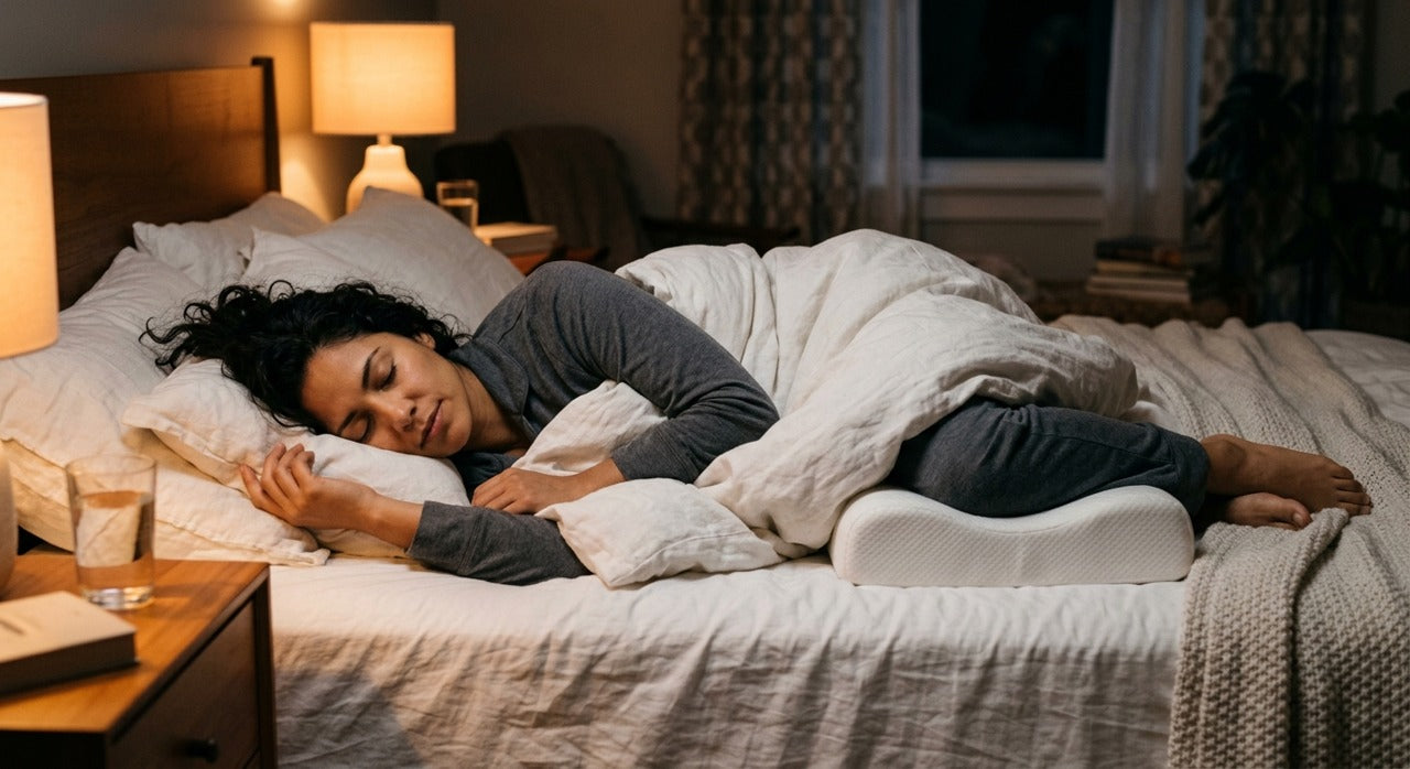 Mujer durmiendo con ComfortAlign