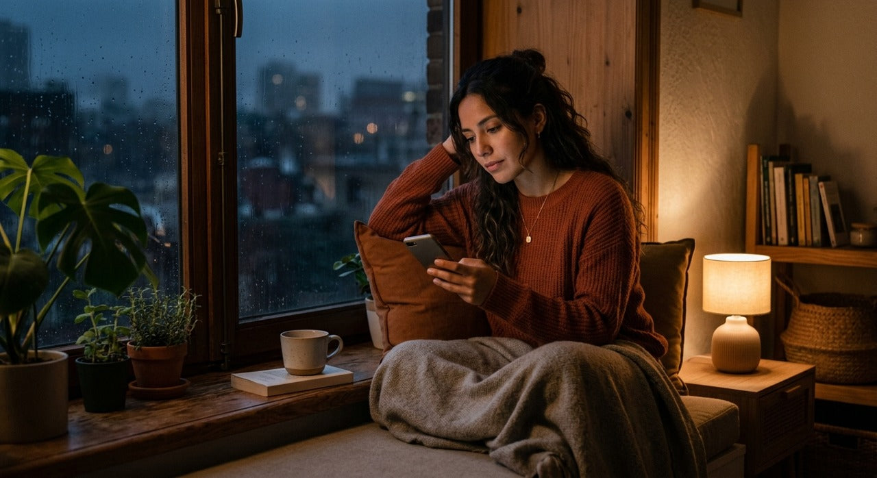 Extrañando a alguien a la distancia