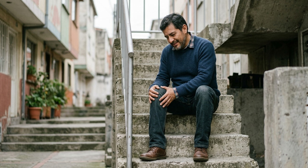 Molestia articular al subir escaleras