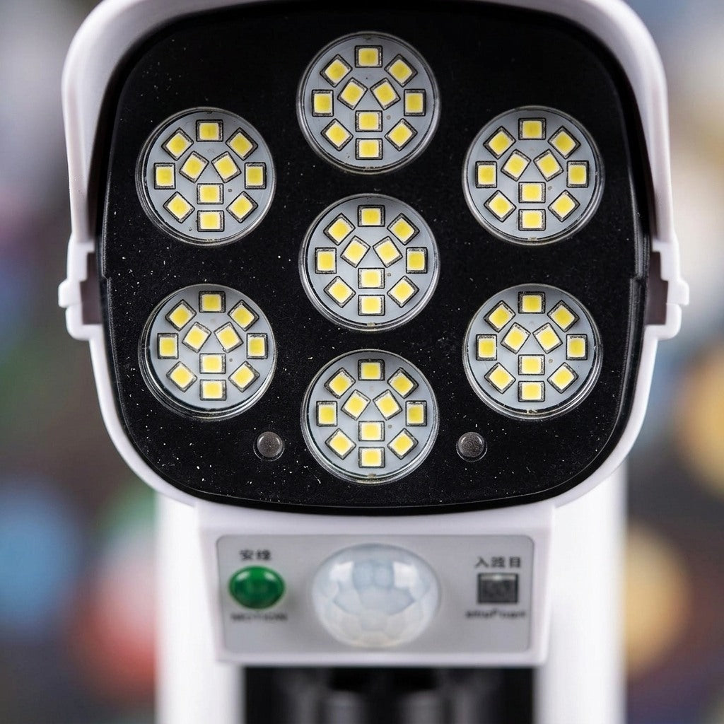 Detalle del sensor y LED GuardLight