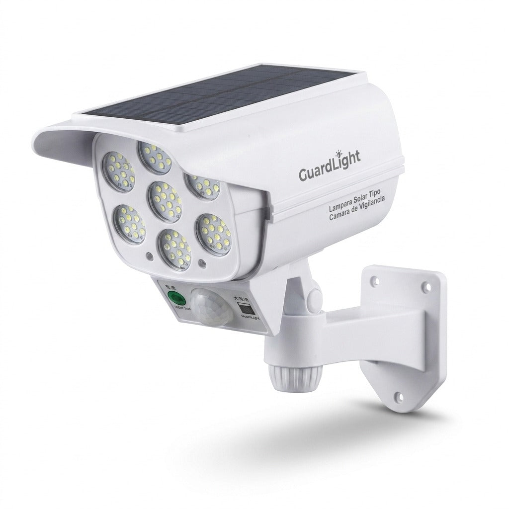 Lampara Solar Tipo Camara de Vigilancia GuardLight