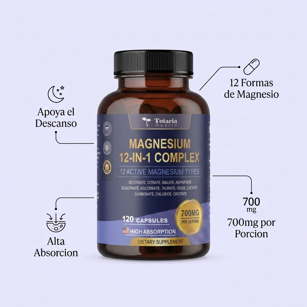 Beneficios de Magnesio 12 en 1