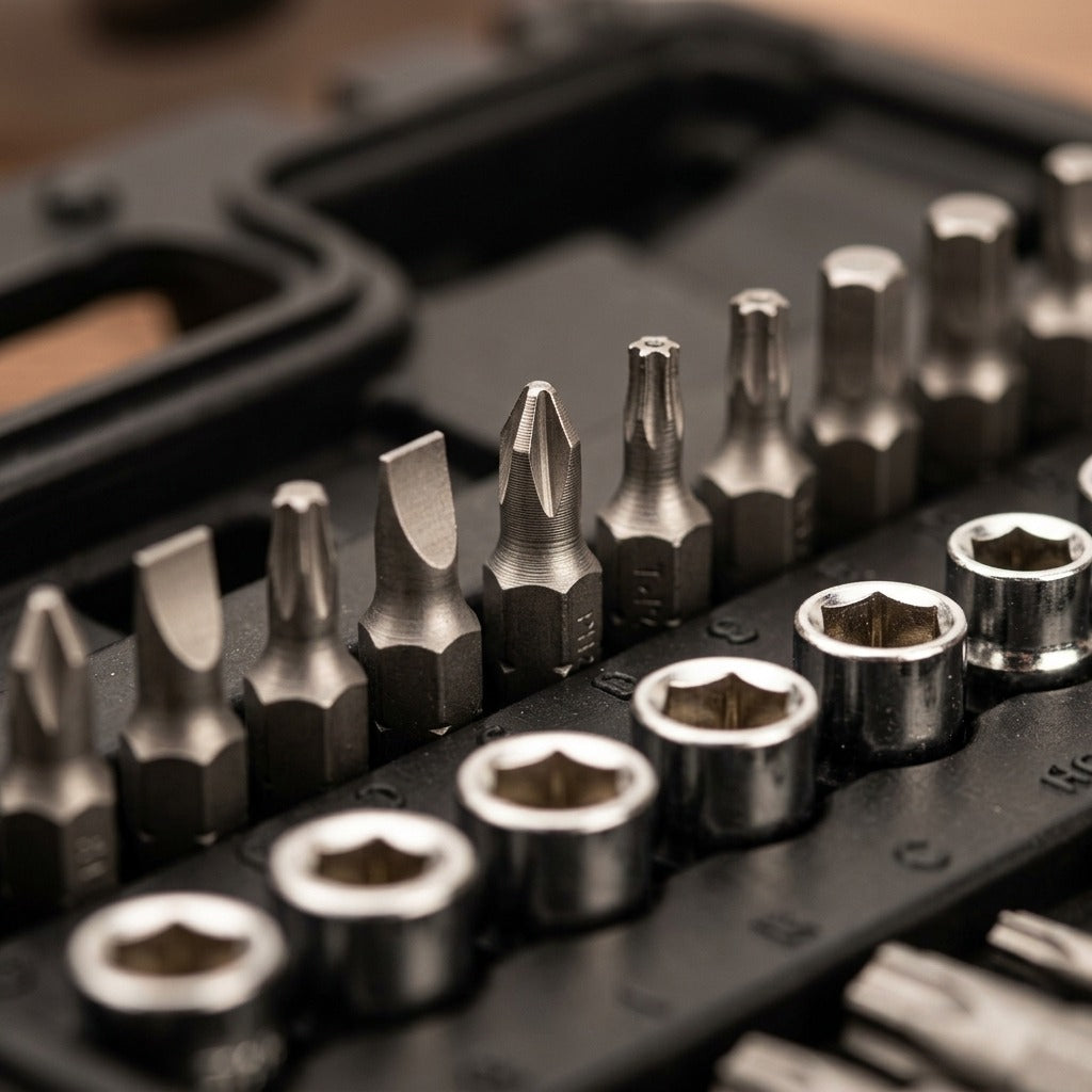 Puntas y dados del kit TORKIT