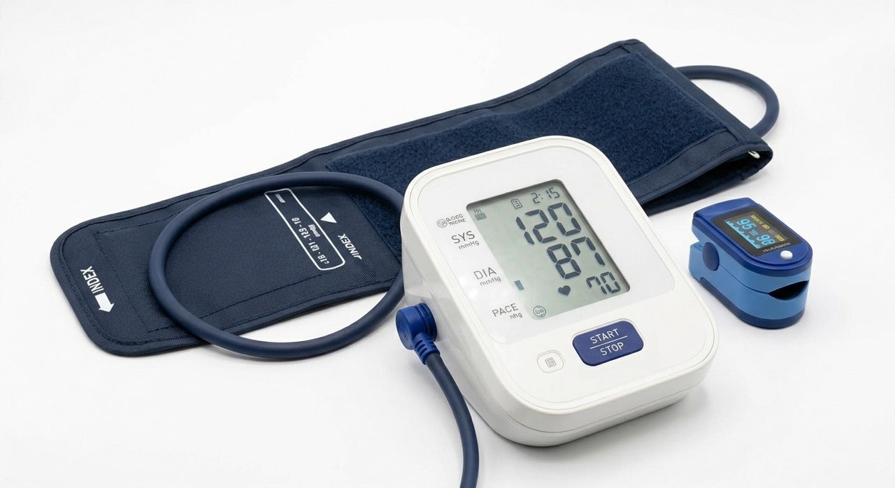 Brazalete y oximetro VitalCheck