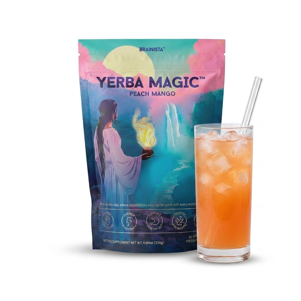 Yerba Magic preparado en vaso con hielo